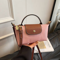 Dumpling Luxe Crossbody - Nylon Mini Bag in Trendy Colors