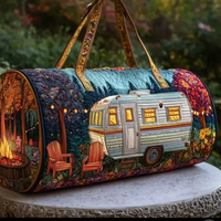 Luxe Quilted Carry-All Gym & Travel Bag