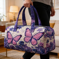 Luxe Quilted Carry-All Gym & Travel Bag