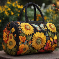 Luxe Quilted Carry-All Gym & Travel Bag