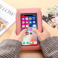 Sequined Crossbody Phone Bag with Touch Screen Access