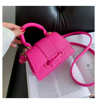 AriaLuxe Square Luxe Mini Crossbody - Women's All-Match PU Handbag