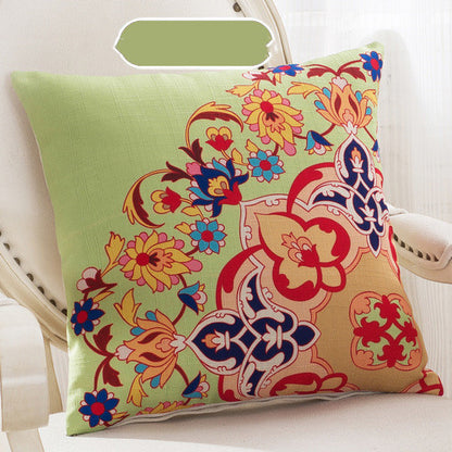 Handcrafted Bohemian Pillow Set – Colorful Mandala Designs
