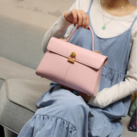 AriaLuxe Retro Luxe Commuter Square Bag - Women's Light Luxury Handbag