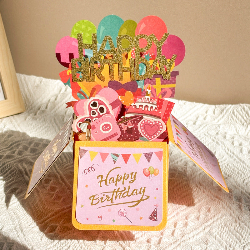 Signature 3D Birthday Surprise Card