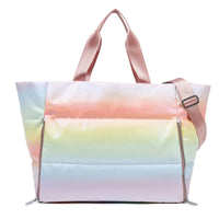 Waterproof Travel Tote Bag with Dry/Wet Compartments