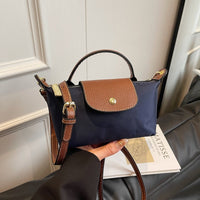 Dumpling Luxe Crossbody - Nylon Mini Bag in Trendy Colors