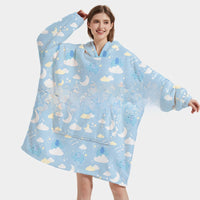 🖤 Aria Luxe CozyCloud Hoodie Blanket