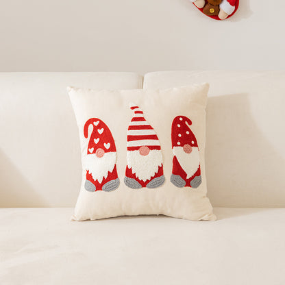 Aria Luxe Holiday Pillow Covers – Festive Embroidered Collection