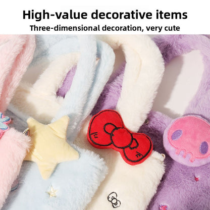 Plush Character-Inspired Crossbody Bag