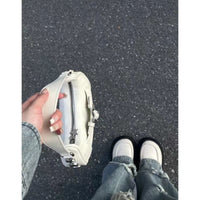 AriaLuxe Celestial Retro Star Shoulder Bag - Vintage Denim Chic
