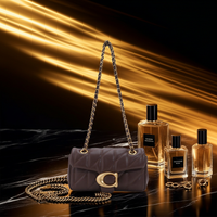 AriaLuxe Diamond Quilted Chain Bag - Leather Strap Luxury Handbag